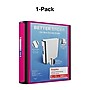 Staples Heavy Duty 2" 3-Ring Better Binder, D-Ring, Pink (ST55876-CC)~#|#~A0F7F5CE-B057-4EED-96EB14E98508D309_sc7