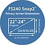 Kensington Snap2™ Privacy Screens for 22" to 24" Monitors (16:9/16:10) (K55315WW)~#|#~A12D56E1-89E5-4E42-A9909A5E35C0B3A2_sc7