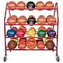 Champion Sports Deluxe Pro Basketball Cart, Red (BRCPRO)~#|#~A1367DB5-F242-48DE-9BF6D9698EC4D7EF_sc7