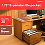 Staples Expanding File Pockets, Letter Size, 1.75‑Inch Expansion, Durable Brown Gusseted Folders – 25/Pack~#|#~A1581F97-96A0-456C-AF600A6F3E59E87B_sc7