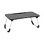Mind Reader 13.75" x 23.5" MDF/Metal Lap Desk/Laptop Stand With Folding Legs, Black (LBSTUDY-BLK)~#|#~A174218D-D38D-49CC-9E897E33A1F13F07_sc7