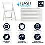 Flash Furniture HERCULES™ Vinyl Armless Folding Chair, White, 20/Pack (20L3L1WHITE)~#|#~A17A2367-BFA2-43CD-9DD487269C6F5C24_sc7