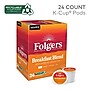 Folgers Breakfast Blend Coffee, Light Roast, 0.24 oz. Keurig® K-Cup® Pods, 24/Box (000370677/6684)~#|#~A17C39A9-DC92-4CAA-AEEDEA8569B35D1C_sc7