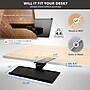 Mount-It! Adjustable Under Desk Keyboard Tray and Mouse Platform, Black (MI-7138)~#|#~A17CC19C-DC5A-42FD-9EEA1B6E8850C99C_sc7