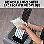 Rubbermaid HYGEN Microfiber Cleaning Pads, 4.75", x 19", White/Blue, 150 Pads/Pack (2134282)~#|#~A17F1203-6D30-4F3F-821CE2780BEDE0EB_sc7