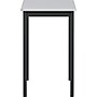 Lorell 60" W x 18" D Utility Table, Melamine, Gray/Black (LLR60754)~#|#~A192C43E-CC27-4A89-8F1B67CA886679D9_sc7