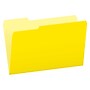 Pendaflex Two-Tone File Folders, 1/3 Cut Top Tab, Legal, Yellow, Light Yellow, 100/Box~#|#~m002275396_sc7