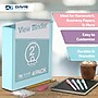 Davis Group Standard View 2" 3-Ring Binders, Assorted Pastel Colors, 4/Pack (7412-88-04)~#|#~A1D260E5-48D5-44CB-BB7AE00FF6091B53_sc7