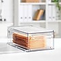 iDESIGN Small Stackable Plastic Storage Bin, Clear (40059)~#|#~A1F391D2-BDFE-41AA-9034D4C70D113888_sc7