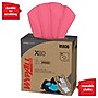 WypAll PowerClean X80 Cloths, 8.34" x 16.8", Red, 80 Sheets/Box, 5 Boxes/Carton (05930)~#|#~A1F751DB-DF25-4554-8686DF568F9D9E47_sc7