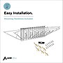 AdirOffice Steel Hanging Wall File, For Blueprint & Large-Format Files, White (617-WHI-KIT1)~#|#~A1F89AFD-EEE3-4EF2-BF227C156B92380C_sc7
