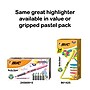 BIC Brite Liner Stick Highlighters, Chisel Tip, Assorted Colors, Dozen (BL11-AST)~#|#~A1FB2D37-2B30-495F-B0D52817FDB62F5D_sc7