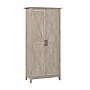 Bush Furniture Key West 66" Tall Storage Cabinet with Doors and 5 Shelves, Washed Gray (KWS266WG-03)~#|#~A200DC58-AAA6-4A1E-90A8230C6935EF46_sc7