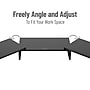 Mind Reader Adjustable Dual Monitor Stand, Up to 44 lbs., Black (MDFMOND-BLK)~#|#~A207A2CB-4B1F-45BE-8940EEDA6445CC02_sc7
