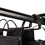 Household Essentials 4-Section Rolling Laundry Sorter, Polyester, Black (HE1112)~#|#~A21B2A4A-8FEA-4B50-B30FB4866642EBC9_sc7