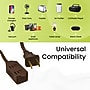 GoGreen Power 12' Extension Cord, 3-Outlet, 16 AWG, Brown (GG-24812-3)~#|#~A22615D9-41A1-48CF-882E32606D75BC33_sc7