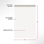 Staples Pro120 Elite™ Flexible Cover Steno Pad, 6" x 9", Gregg Ruled, Navy Blue, 50 Sheets/Pad, 6 Pads/Pack (ST63376)~#|#~A229B41B-FE90-47BD-9A7ADEF66C6248AE_sc7