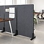 Bush Business Furniture Fabric Freestanding Privacy Panel, 55"H x 34"W, Cool Charcoal (PSP134CL-03)~#|#~A28DAC79-8369-4A8D-86413E689995E9E9_sc7