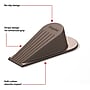 Staples Extra Large Rubber Door Stops, Brown, 2/Pack (ST62714)~#|#~A28EBCDC-9EA9-49CF-BCC86461FB9D39A0_sc7