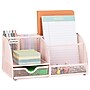 Mind Reader 7-Compartment Metal Desk Organizer File and Accessory Storage, Pink (JOEORG-PNK)~#|#~A2B113BC-FC42-47BA-B6249BFFC658A34C_sc7