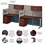 Bush Business Furniture Office in an Hour 63"H x 129"W 2 Person In-Line Cubicle Workstation, Hansen Cherry (OIAH005HC)~#|#~A2BF5050-2EE9-4EE2-9061D468CD96F9A5_sc7