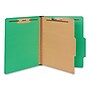 Universal Pressboard Classification Folders, 2/5-Cut Tab, 2" Expansion, Letter Size, Emerald Green, 10/Box (UNV10202)~#|#~A2C8E9F2-A0E3-4069-8A0B3E949820C7E2_sc7