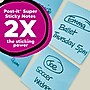 Post-it Recycled Super Sticky Notes, 3" x 3", Oasis Collection, 70 Sheets/Pad, 5 Pads/Pack (654R-5SST)~#|#~A2DBBB07-65B4-486B-AACAF6AC8CB8E0CB_sc7