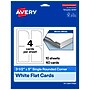 Avery Rectangle Single Rounded Corner Integrated Cards, Matte White, 30/Pack (19479398891)~#|#~A2EEBDE1-4734-4F85-AD80225E3FE4E9B8_sc7