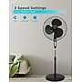 Black & Decker 18" Oscillating Pedestal Fan with Remote, 3-Speed, Black (BDSF18MB)~#|#~A2F5DC5C-1963-4EEA-98DC5B757B35D531_sc7