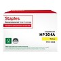 Staples Remanufactured 304A Toner Cartridge Yellow Standard Yield Replacement for HP 304A~#|#~A3037BDB-433D-4E20-82EAF01C51BB556E_sc7