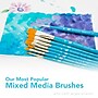 Princeton Select Artiste Mixed Media Synthetic Oval Mop Brush, 3/Pack  (PBXP3750OM050-3)~#|#~A30B3699-E180-43BB-999264FE92FCAFAB_sc7