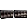 AdirOffice 500 Series 36-Compartment Literature Organizers, 39.3" x 11.8", Black, 2/Pack (500-36-BLK-2PK)~#|#~A311C363-6247-452B-BE7A73F8AE2A1AEC_sc7