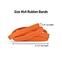 Alliance Multi-Purpose #64 Rubber Bands, 3.5" x 0.25", Non-Latex, Orange, 380/Pack (37646)~#|#~A314C18B-AC1D-4755-A29AA57457F953F3_sc7