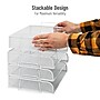 Mind Reader Metal Side Loading Stackable Letter Tray, White (DSTACK4-WHT)~#|#~A31D33E1-764C-456F-B14CD2F7805A27D4_sc7