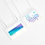 Avery Hanging Style Laser/Inkjet Name Badge Kit, 3" x 4", Clear Holders with White Inserts, 100/Box (74459)~#|#~A3335FDF-A4F8-43ED-B2BABF3F0D840C07_sc7