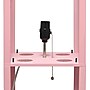 Creekwood Home Classix 62.5" 3-Tier Storage and Display LED Floor Lamp with White Linen Shade, Light Pink (CWF-3007-LP)~#|#~A3430DBA-6389-47DB-BD38848DEB963085_sc7