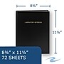 Roaring Spring Paper Products Professional Notebooks, 8.75" x 11.25", Graph Ruled, 72 Sheets, Black (77160)~#|#~A351F140-35E2-4220-A479022D5E5FEAE8_sc7