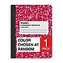 Staples 1-Subject Composition Notebook, 7.5" x 9.75", College Ruled, 100 Sheets, Color chosen at random (ST55063C)~#|#~A3534A50-9865-41CC-BA256BAD2E67B32A_sc7