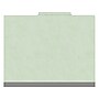 Medical Arts Press Pressboard Classification Folder, 1-Divider, 2" Expansion, Letter Size, Pale Green, 10/Box~#|#~A36C1CD1-0950-4D0B-97E15CAB8B5FFC39_sc7