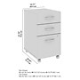 Bush Business Furniture Arrive 3 Drawer Mobile File Cabinet - Assembled, Mocha Cherry (ARF116MR-Z)~#|#~A3720FBD-5A99-4454-825808ADB1E94DEA_sc7