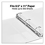 Universal Economy 1 1/2" 3-Ring View Binders, D-Ring, Matte White (UNV20744)~#|#~A3853C42-714C-4F14-BE746FB76CCEC769_sc7