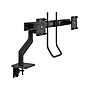 Humanscale M8.1 Adjustable Dual Monitor Arm with Crossbar, Up to 28" Monitors, Black (M82HBB)~#|#~A392F76A-EFD1-467B-990DAAA2C5B61754_sc7