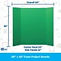 Flipside Tri-Fold Presentation Board, 36" x 48", Green, 24/Carton (30088-24)~#|#~A3A7C448-E47F-4B93-863DBDE5FC0AD0C8_sc7