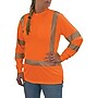 Ergodyne GloWear 8387 High Visibility Women’s Long Sleeve T-Shirt, ANSI Class R3, Orange, 2XL (22366)~#|#~A3ADF9EE-80C5-4864-988EA4ACC69600A6_sc7