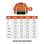 Ergodyne GloWear 8369BK High Visibility Long Sleeve Black Bottom T-Shirt, ANSI Type R Class 3, Orange, 3XL (22227)~#|#~A3BA2B5C-FE96-460F-B76FF20DC9D02B82_sc7
