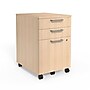 Union & Scale™ Essentials 3-Drawer Mobile Vertical File Cabinet, Letter/Legal, Lockable, 24.3"H x 15.6"W x 21.3"D, Natural~#|#~A3C6A5AF-4A1A-4991-A3B98B6E21DD874C_sc7