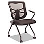 Alera Elusion Series Fixed Arm Fabric Nesting Chair, Black, 2/Carton (ALEEL4914)~#|#~A3E20F2B-EDAA-461F-905118DBC3C13B21_sc7