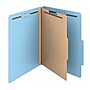 Staples Heavy Duty Pressboard Classification Folder, 1-Divider, 2" Expansion, Letter Size, Light Blue, 10/Pack (ST62740)~#|#~A415A7B7-412C-48E8-9CB5B55C61B560B5_sc7
