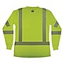 Ergodyne GloWear 8387 High Visibility Women’s Long Sleeve T-Shirt, ANSI Class R3, Lime, Medium (22353)~#|#~A41866C3-3EE9-4C4C-B95C2EEF429F9751_sc7