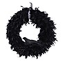 Nearly Natural Halloween Raven Feather Wreath, 30" (W1201)~#|#~A41B3734-0E0F-473E-A492104481722CE5_sc7